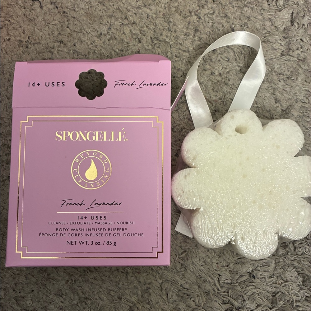 Spongelle French Lavender Body Wash Infused Buffer